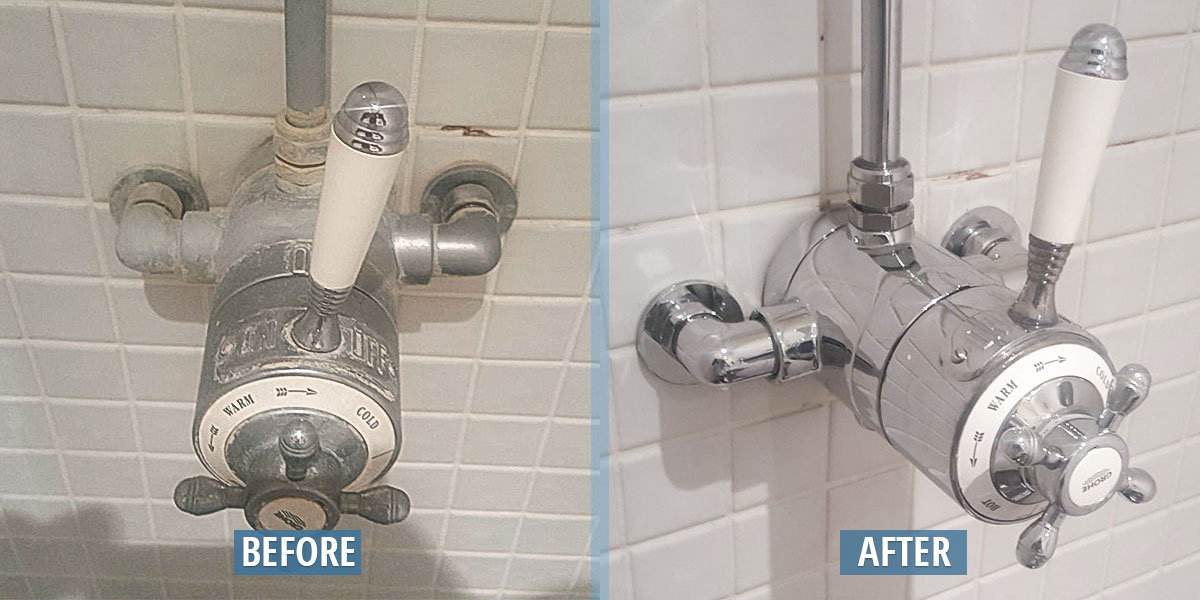Cleaning bathroom faucet